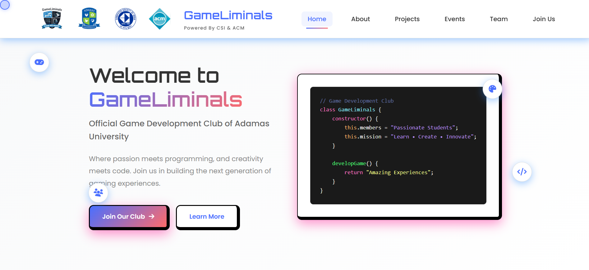 GameLiminals Website